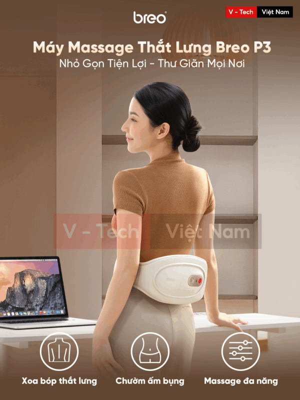 Máy Massage Lưng Breo P3