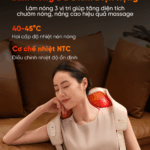 Máy Massage Cổ Vai Gáy Breo N6 Mini – Xông Nóng Huyệt Đạo – Xoa Bóp Cơ