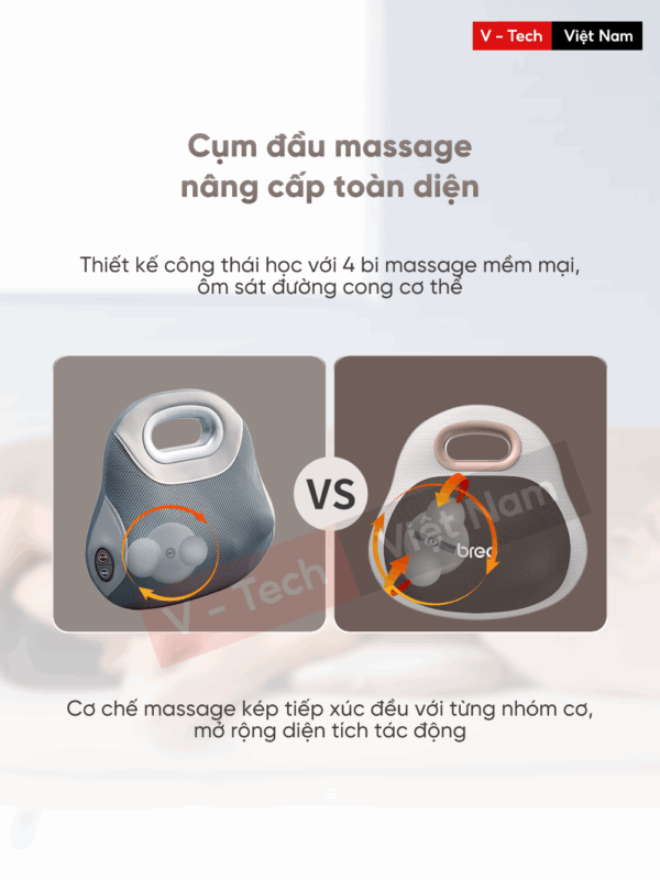 Gối Massage Breo Back Lite