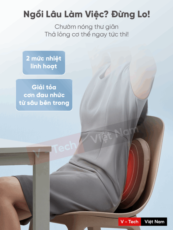 Gối Massage Lưng & Thắt Lưng Breo Back 2