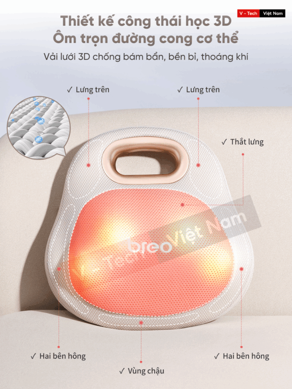 Gối Massage Breo Back Lite