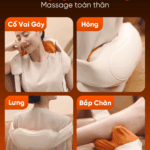 Máy Massage Cổ Vai Gáy Breo N6 Mini – Xông Nóng Huyệt Đạo – Xoa Bóp Cơ