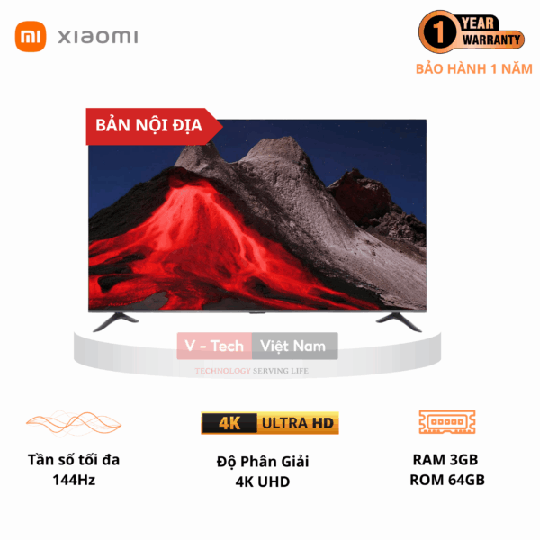 Tivi Xiaomi Redmi Max 85 Inch 2025 3GB/64GB – Bản Nội Địa