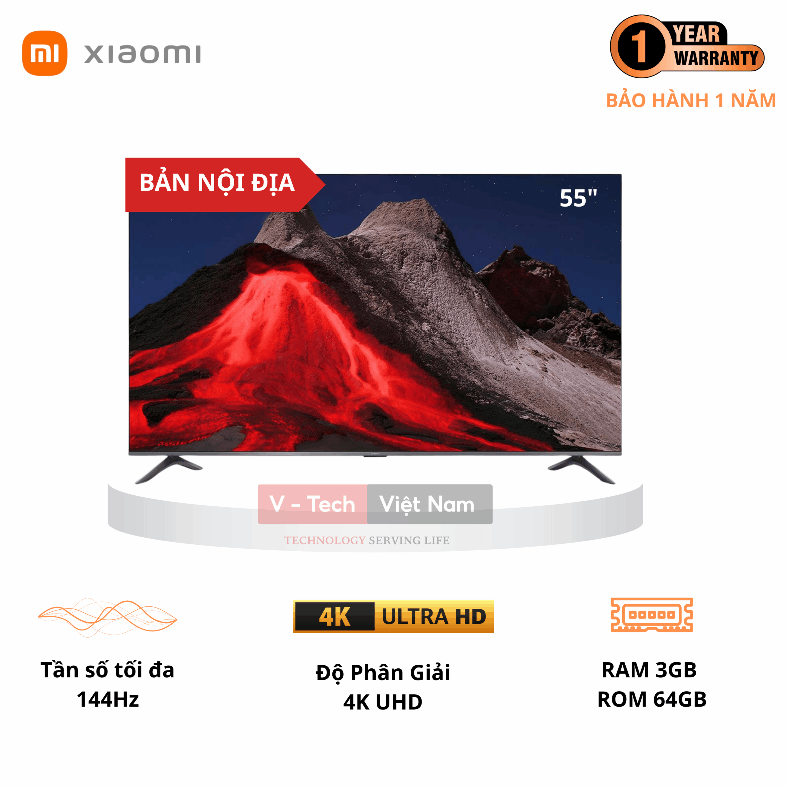 Tivi Xiaomi Redmi A Pro 55 Inch 2025 -  Bản Nội Địa
