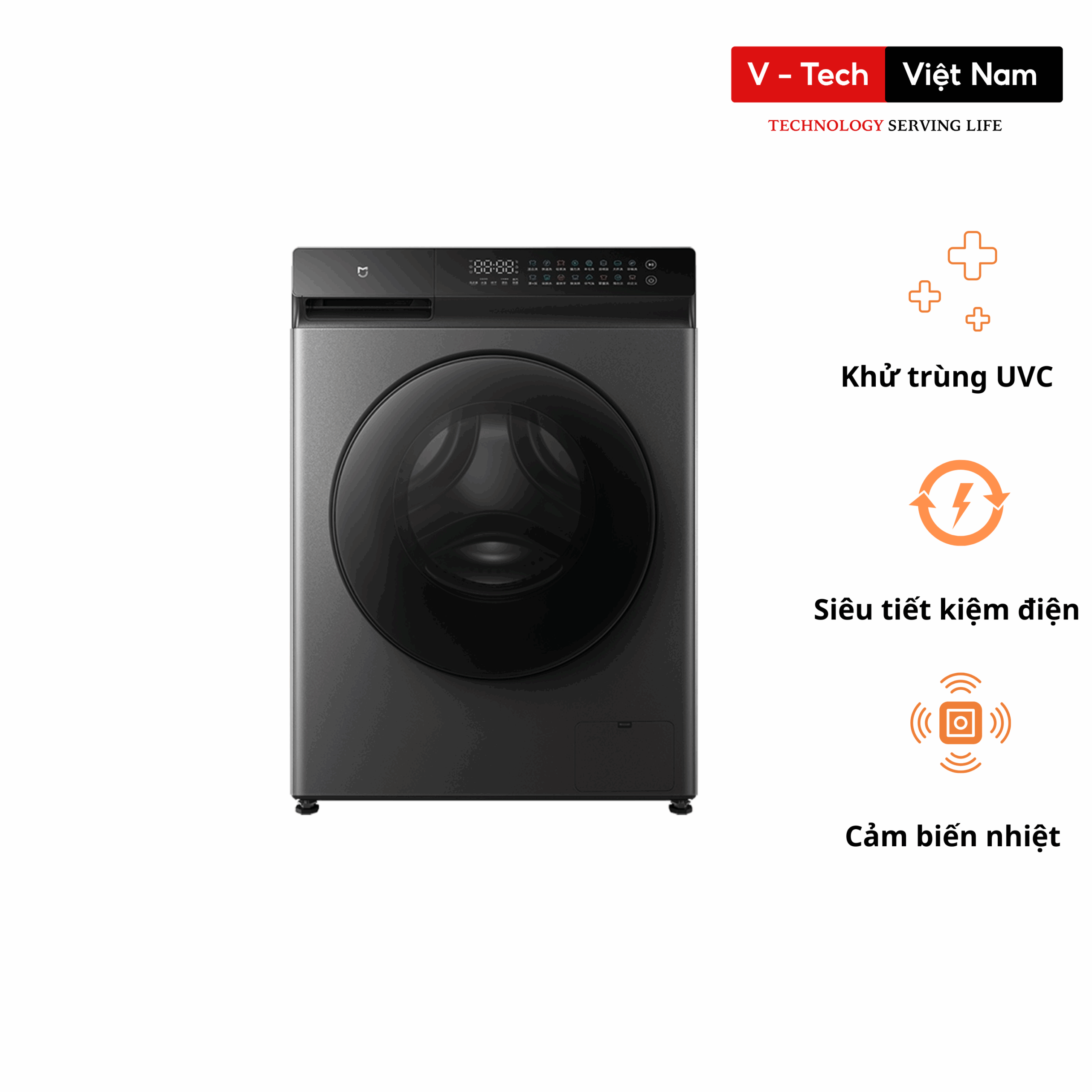 Máy Sấy Quần Áo Xiaomi Mijia Heat Pumb H100MJ102S Titanium 10KG