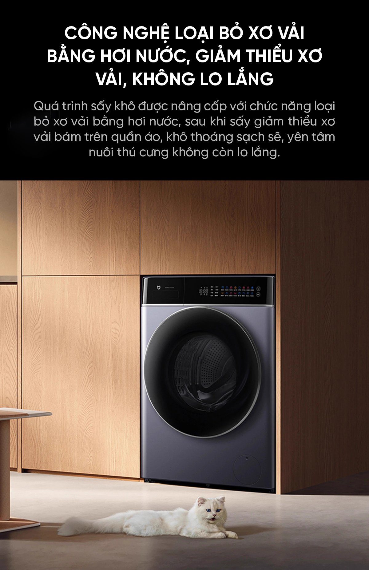 Máy giặt sấy Xiaomi Mijia MJ303 Pro Giặt 12kg , Sấy 9kg