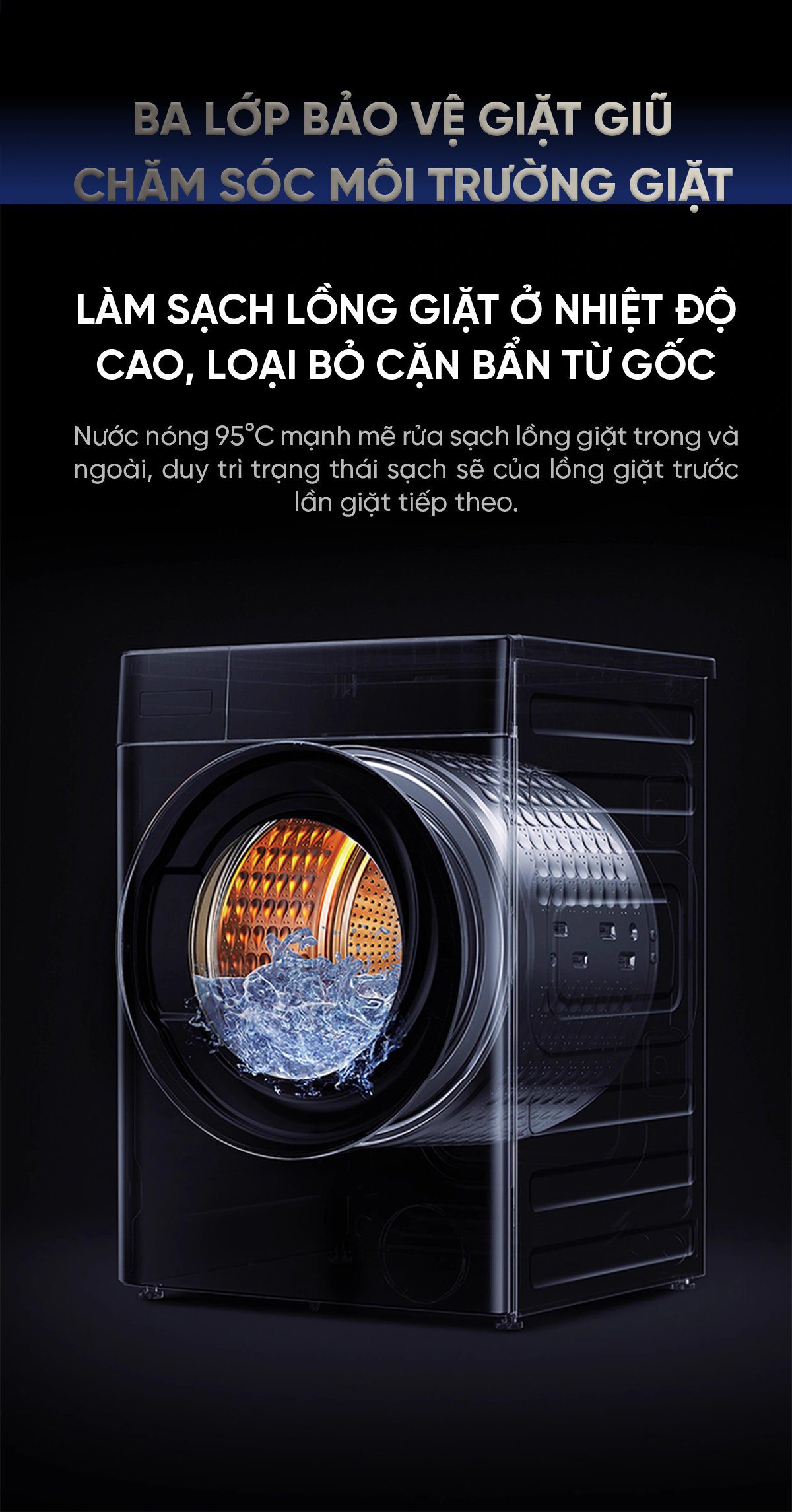 Máy giặt sấy Xiaomi Mijia MJ303 Pro Giặt 12kg , Sấy 9kg