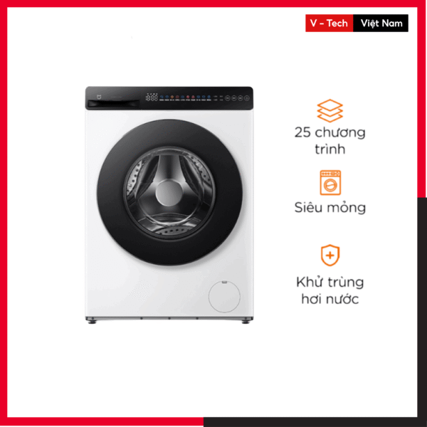 Máy giặt Xiaomi Mijia MJ106 – Giặt 10kg, 25 chế độ giặt