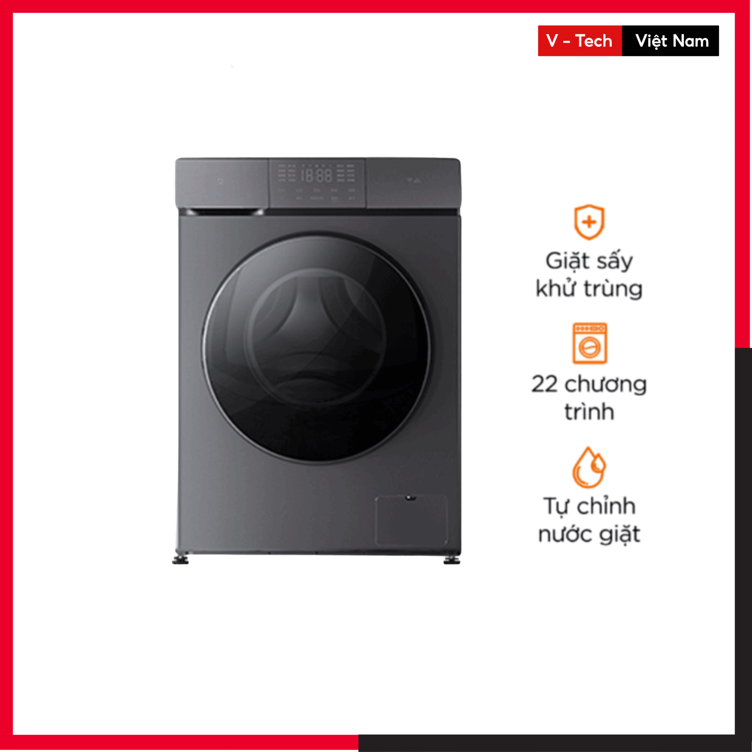 Máy giặt sấy Xiaomi Mijia MJ202 – Giặt 12KG – Sấy 9KG