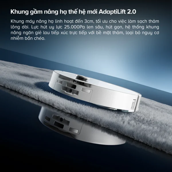 Robot Hút Bụi Lau Nhà Roborock Qrevo Curv 2 Pro