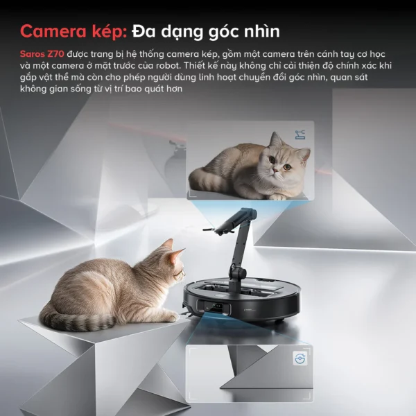 Robot hút bụi Roborock Saros Z70