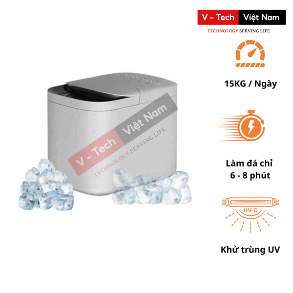 Máy làm đá viên Xiaomi VINO 15kg