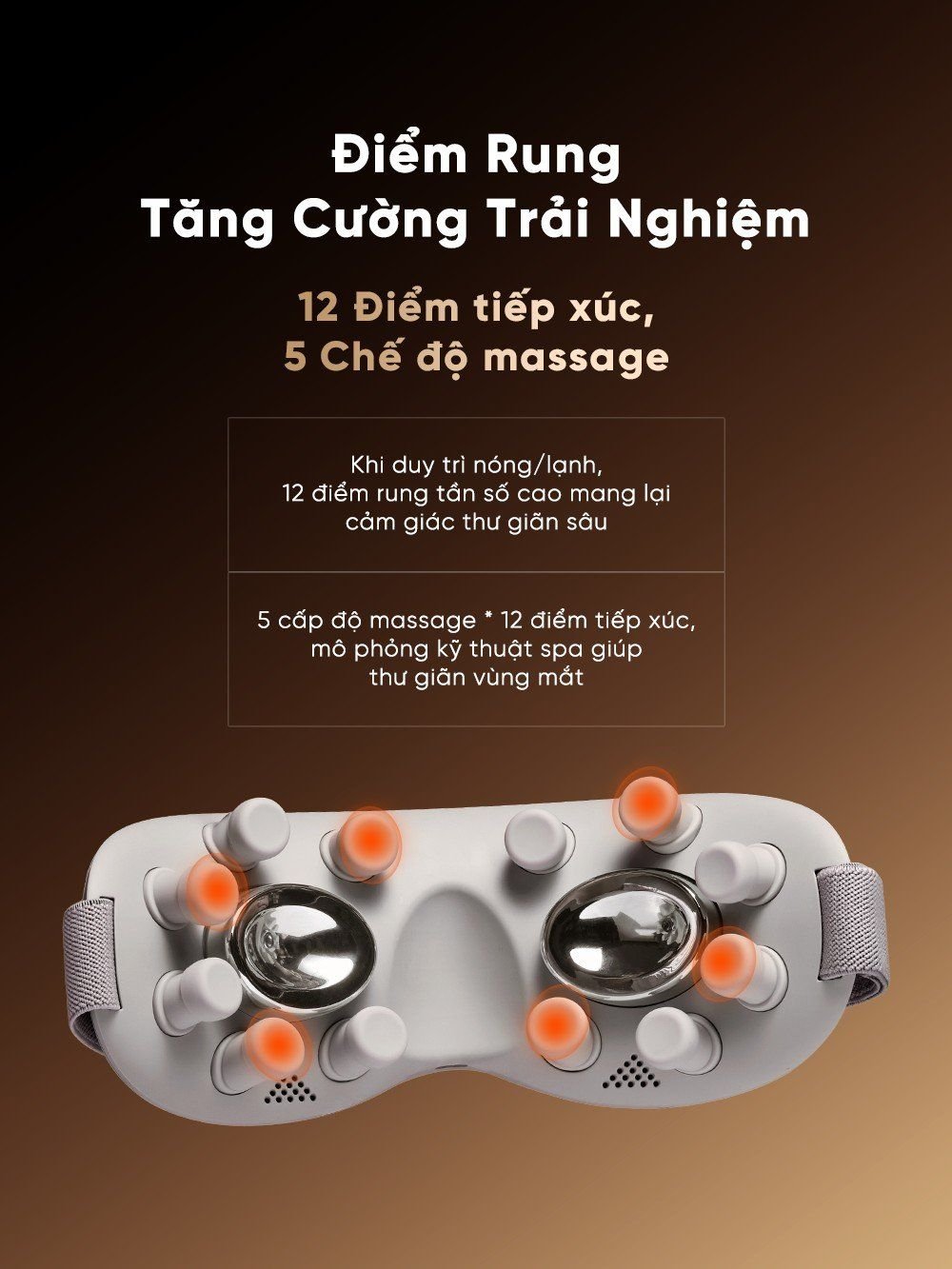 Máy Massage Mắt BREO SEE K PRO - Làm Lạnh Làm Nóng Giảm Thâm Mắt - Xoa Bóp Thư Giãn Mắt