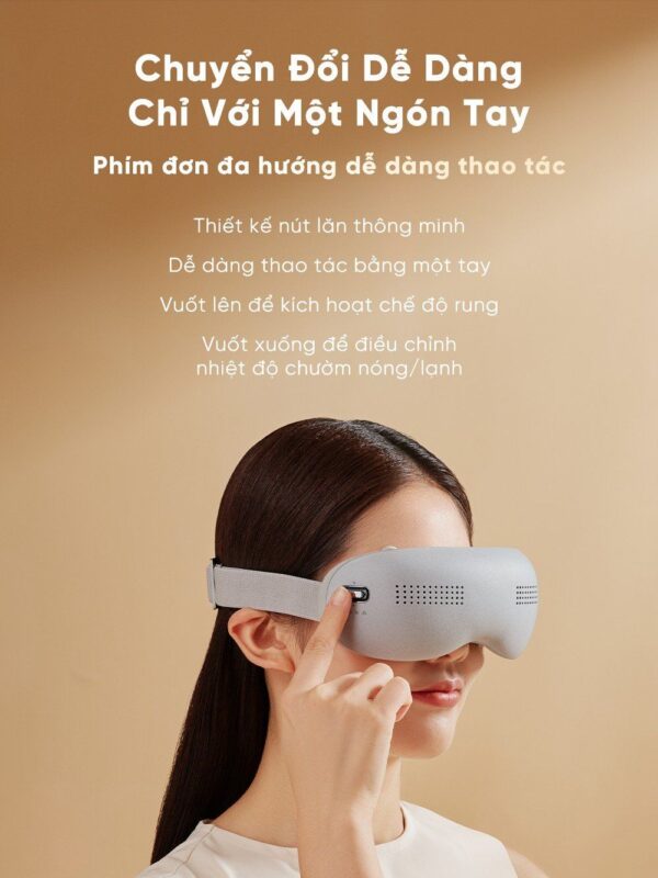 Máy Massage Mắt Breo See K Pro – Làm Lạnh Làm Nóng Giảm Thâm Mắt – Xoa Bóp Thư Giãn Mắt