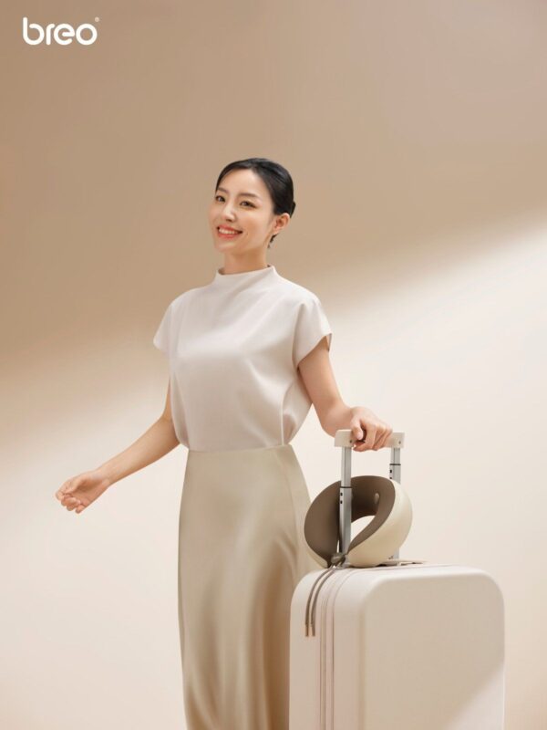 Gối Massage Cổ Breo C1 – Rung Xoa Làm Nóng Thư Giãn Cổ