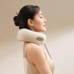 Gối Massage Cổ Breo C1 – Rung Xoa Làm Nóng Thư Giãn Cổ – Nhỏ Gọn Tiện Lợi
