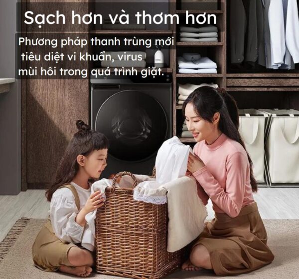 Máy giặt sấy Xiaomi Mijia MJ202 – Giặt 12KG – Sấy 9KG