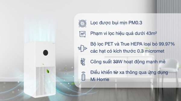 Máy lọc không khí Xiaomi Smart Air Purifier 4 Lite EU