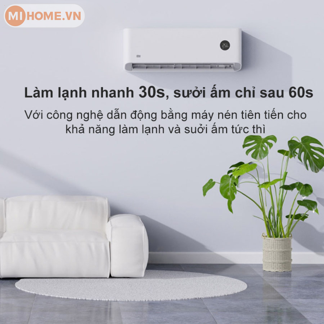 Điều hoà hai chiều Xiaomi Inverter 12000BTU - KFR-35G/N1A1 (1.5HP) 21 may lanh xiaomi 1 4