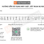 Máy giặt Xiaomi MJ108. giặt 10kg sấy 7kg