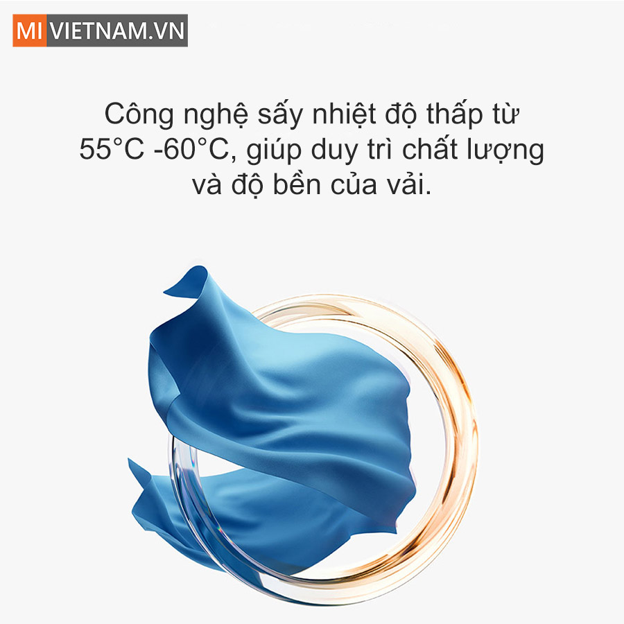 Máy giặt sấy Xiaomi Mijia MJ108 - Giặt 10kg sấy 7kg, Model 2025 7 Công nghệ sấy nhiệt độ thấp bảo vệ tối ưu sợi vải