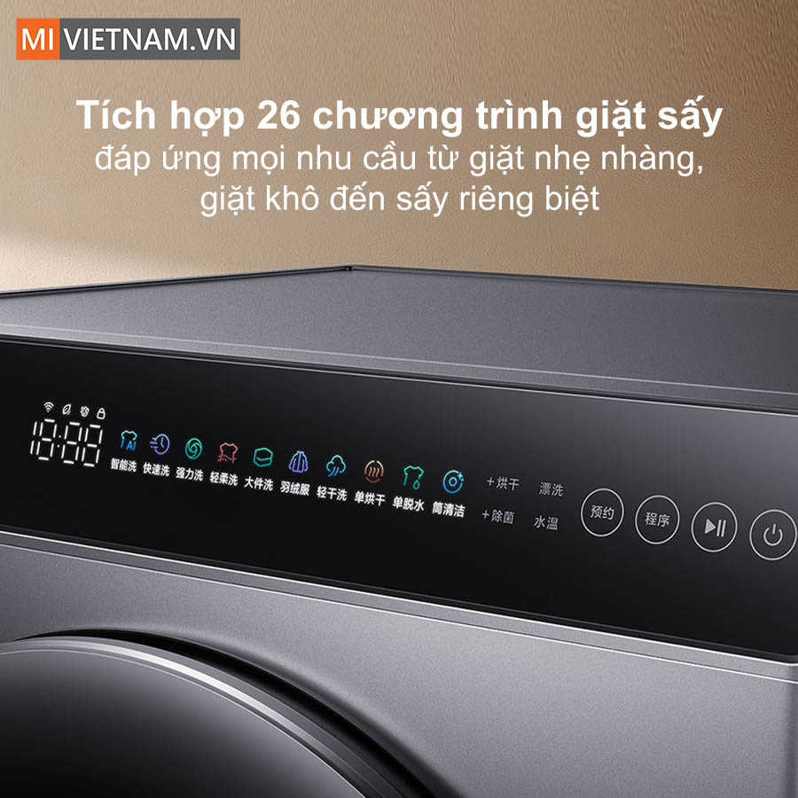 Máy giặt sấy Xiaomi Mijia MJ108 - Giặt 10kg sấy 7kg, Model 2025 12 Máy giặt sấy Xiaomi Mijia MJ108
