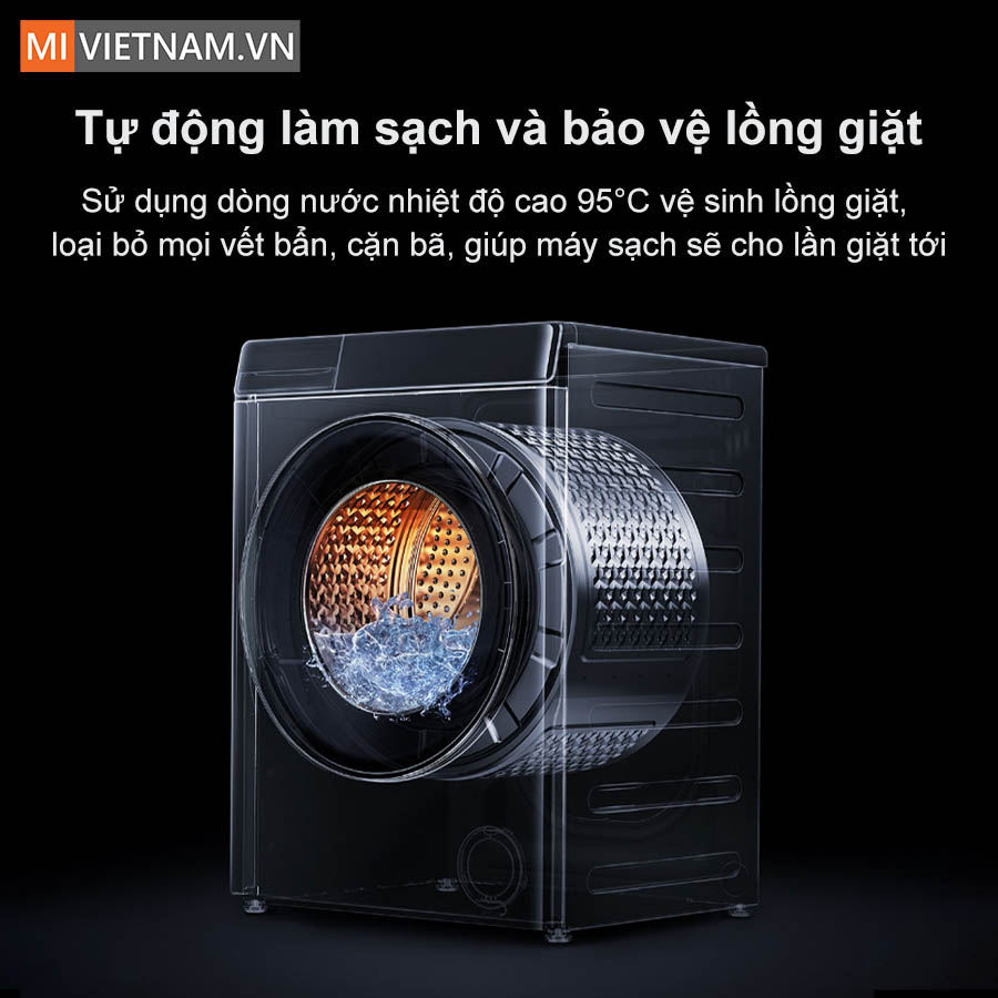Máy giặt Xiaomi Mijia MJ106 - Giặt 10kg, 25 chế độ giặt 10 Tính năng tự động làm sạch và bảo vệ lồng giặt