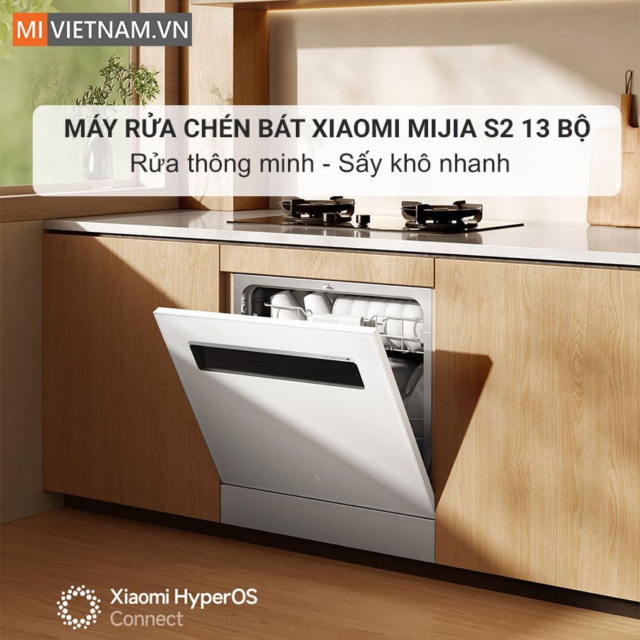 Máy rửa bát, rửa chén Xiaomi 13 bộ Mijia S2 - Hàng chính hãng 2 Máy rửa bát Xiaomi 13 bộ Mijia S2