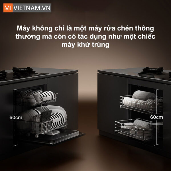 Máy rửa bát, rửa chén Xiaomi 13 bộ Mijia S2 – Hàng chính hãng