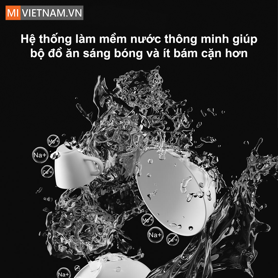 Máy rửa bát, rửa chén Xiaomi 13 bộ Mijia S2 - Hàng chính hãng 12 Tăng cường sức chứa giúp việc rửa chén bát hiệu quả hơn
