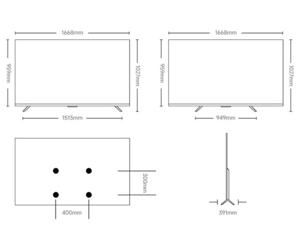 Google Tivi Xiaomi A Pro 75 inch QLED 4K L75MB-APSEA 2026 – Bản Quốc Tế