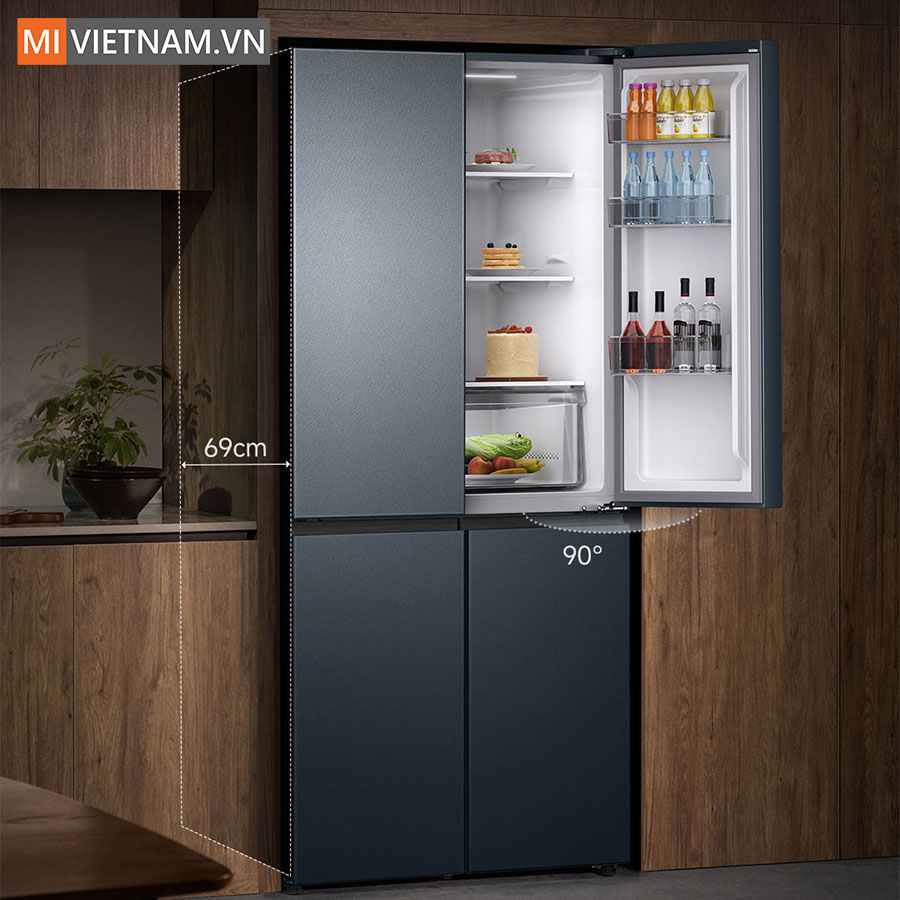 Tủ lạnh Xiaomi Mijia 606L 4 cánh - Cấp đông nhanh, tiết kiệm điện 7 Tủ lạnh Xiaomi Mijia 606L sở hữu thiết kế siêu mỏng với chiều dày chỉ 69cm