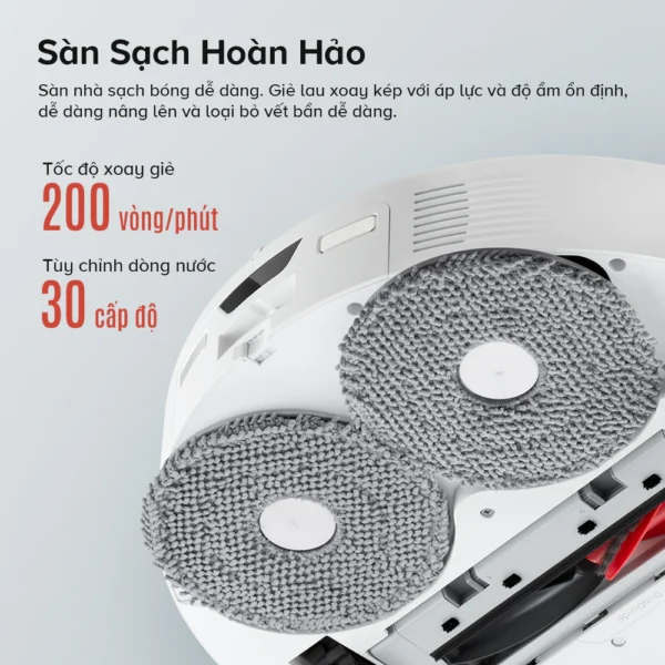 Robot hút bụi Roborock Qrevo CurV