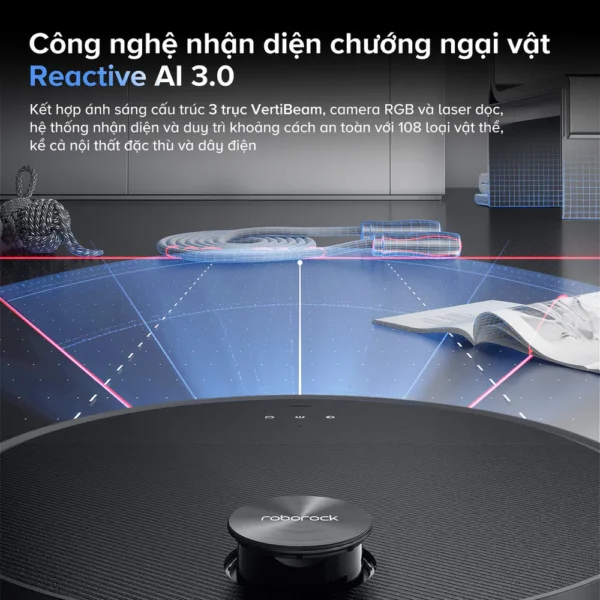 Robot hút bụi lau nhà Roborock Saros 10