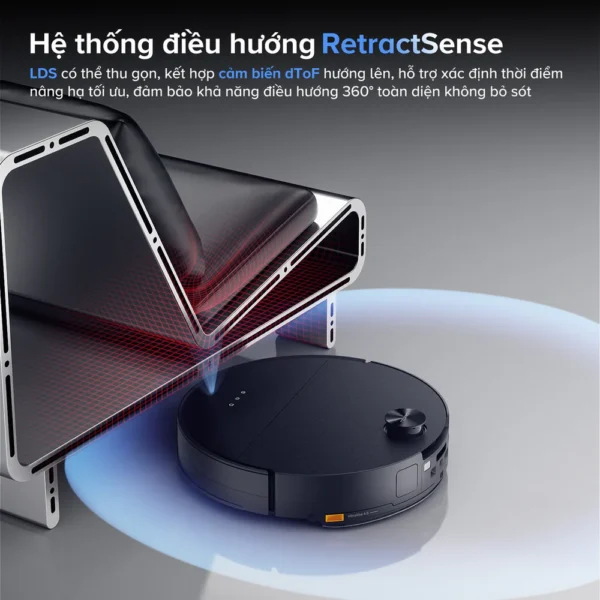 Robot hút bụi lau nhà Roborock Saros 10