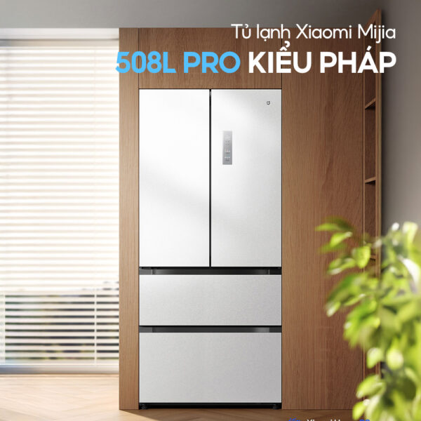 Tủ lạnh Xiaomi 4 cánh 508L Pro Kiểu Pháp