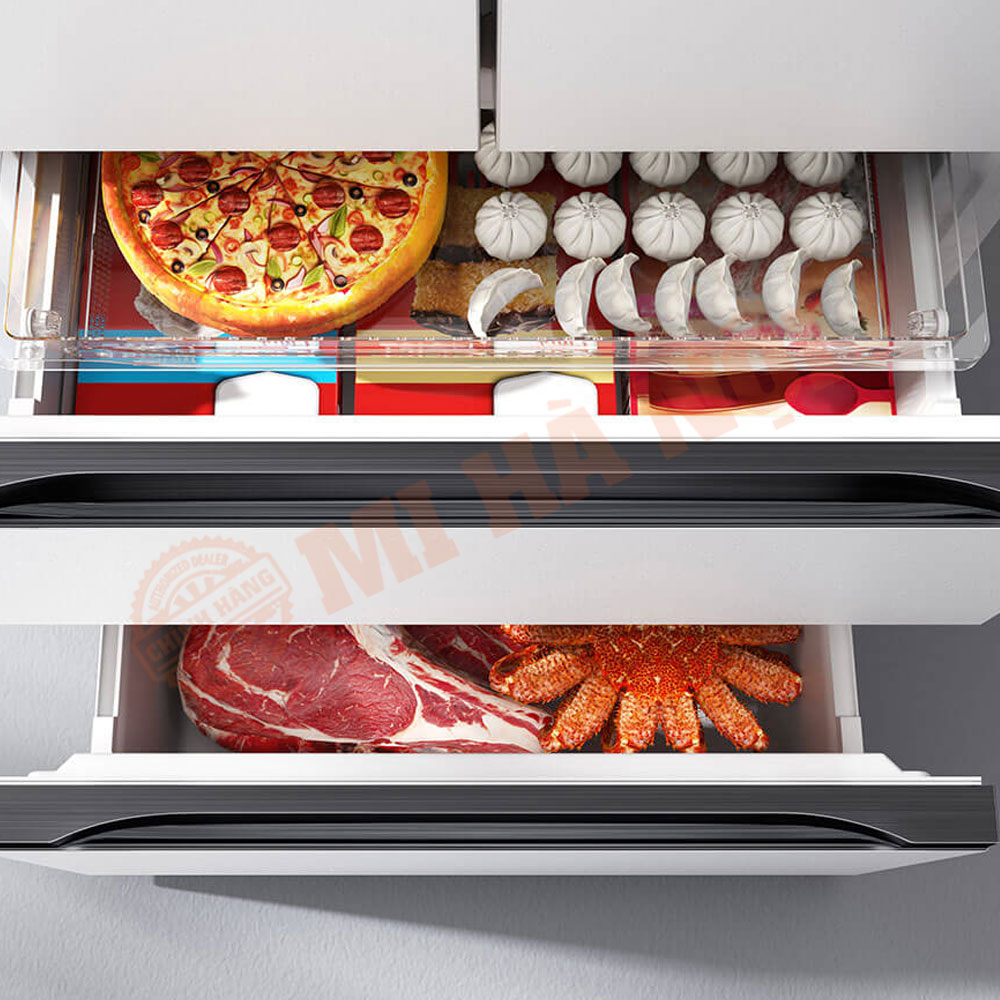 Ngăn đông kéo trượt nhẹ nhàng, chịu lực tốt