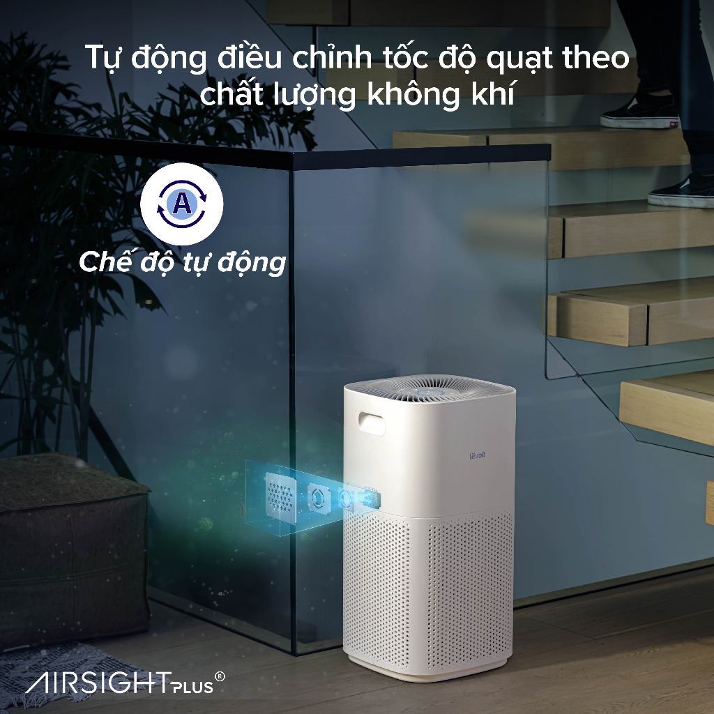 Tự động điều chỉnh tốc độ quạt theo chất lượng không khí