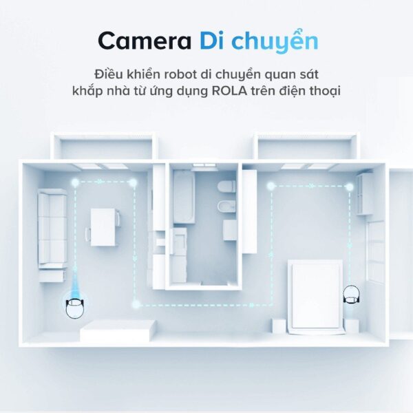 Robot Camera AI Tương Tác Với Thú Cưng Enabot ROLA PetPal