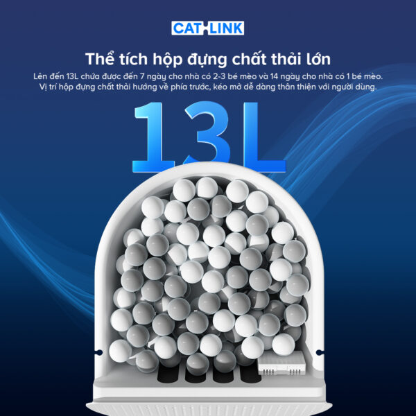 Máy vệ sinh cho mèo tự động CATLINK Young