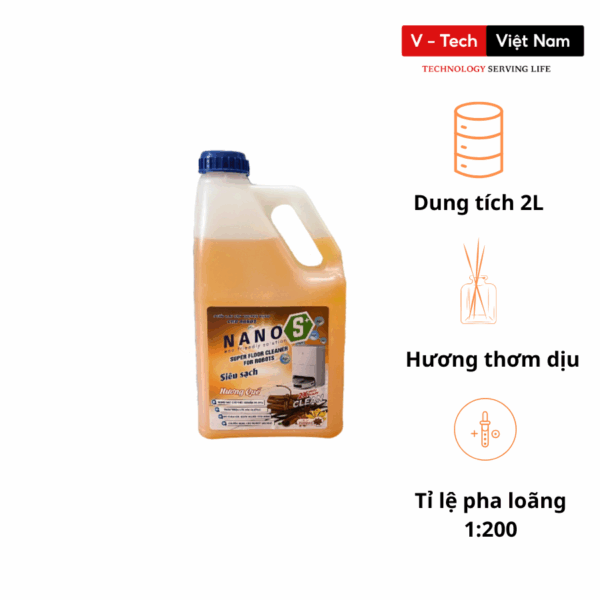 Nước lau sàn dành cho Robot – Nano S 2L