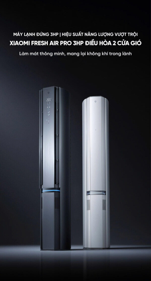 Điều hòa cây đứng Xiaomi Mijia Pro 72LW-NA11/M1A1 3HP 2 Chiều tiết kiệm điện cấp 1 Mới Nhất