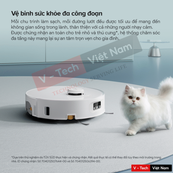 Robot Hút Bụi Lau Nhà Roborock Qrevo Curv 2 Flow