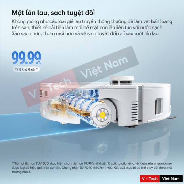 Robot Hút Bụi Lau Nhà Roborock Qrevo Curv 2 Flow