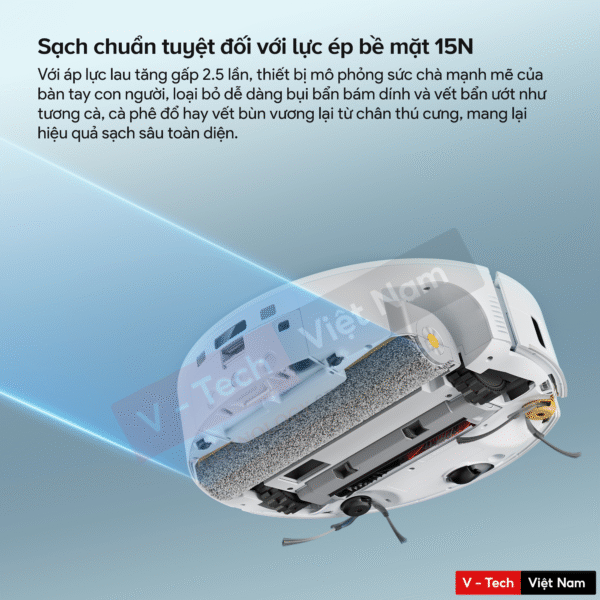 Robot Hút Bụi Lau Nhà Roborock Qrevo Curv 2 Flow