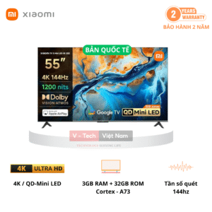 Tivi Xiaomi Smart Display S Mini Led 55 inch 2025 – Hình ảnh siêu nét, giá tốt