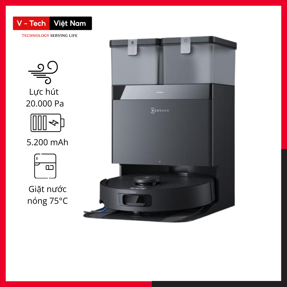 Robot hút bụi Ecovacs Deebot T30C