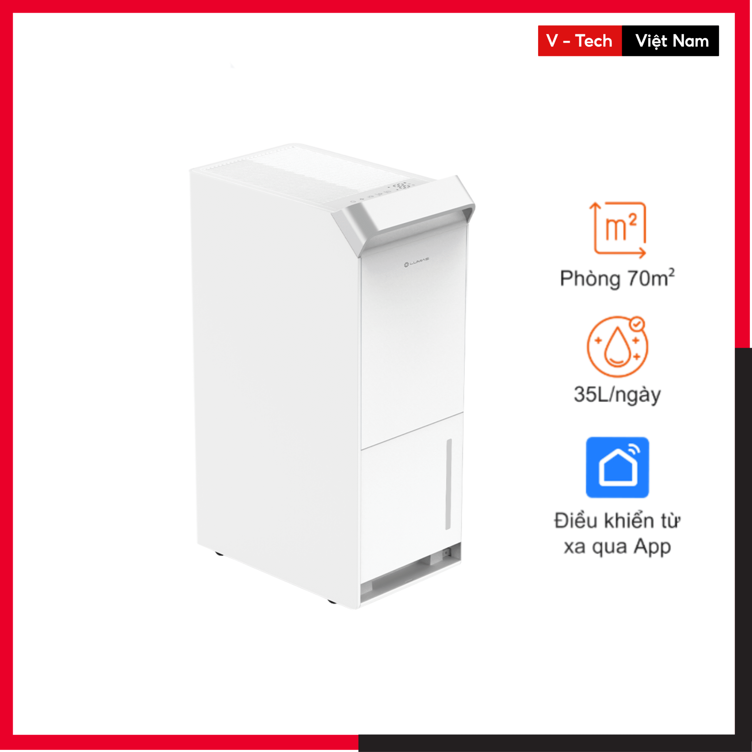 Máy hút ẩm không khí Lumias LMD-35L – Hàng Chính Hãng