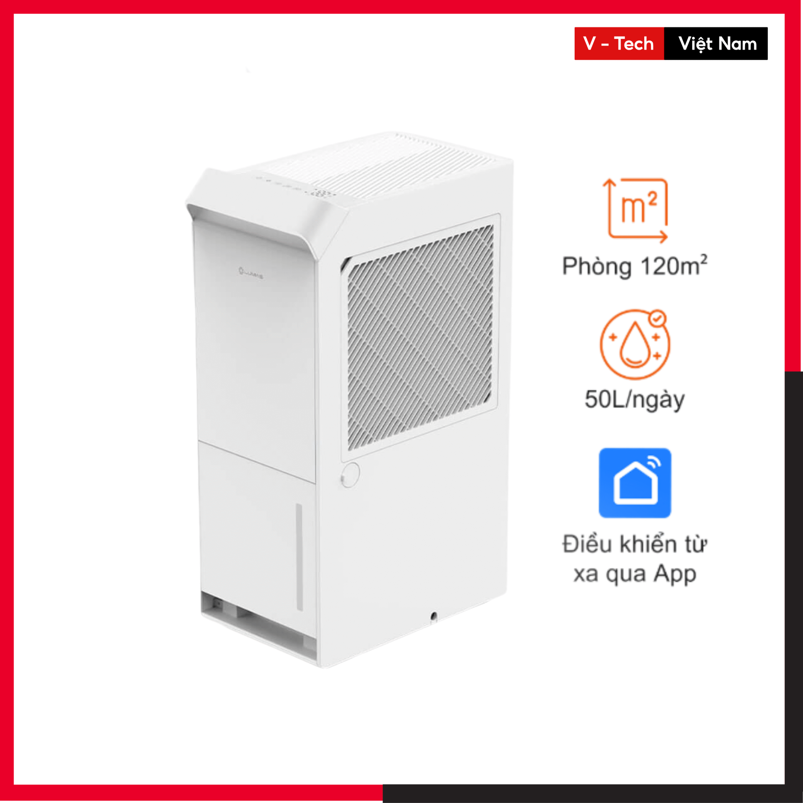 Máy hút ẩm không khí Lumias LMD-50L – Hàng Chính Hãng