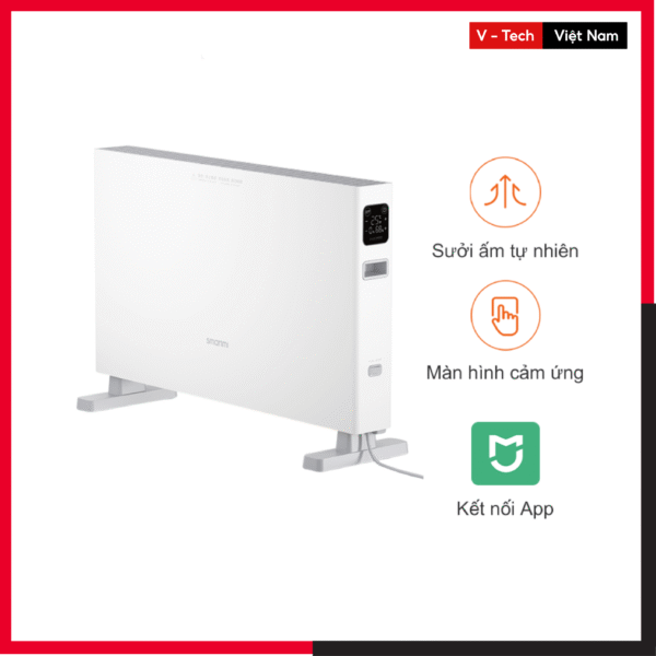 Máy Sưởi Ấm SmartMi Smart Heater 1S | Sưởi Nhanh, Tiết Kiệm, Kết Nối App Thông Minh